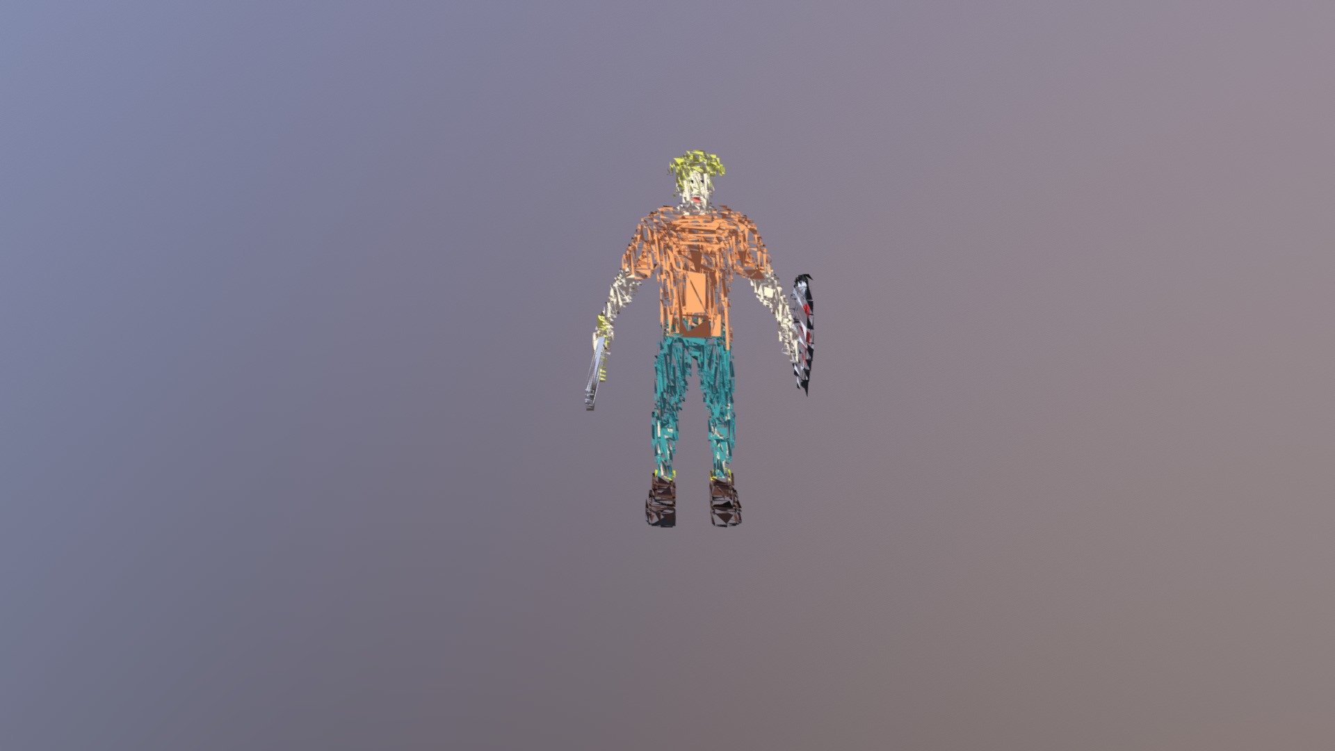 Sword And Shield Slash 3D model by Siddhant Chogle (SiddhantChogle