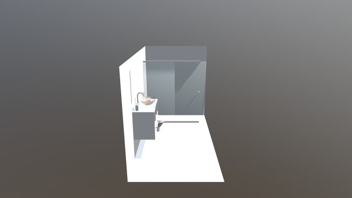 Armario banheiro 3D Model