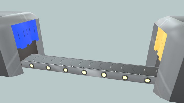 Conveyor Belt 3D Model
