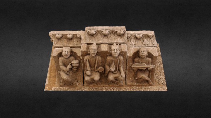 Ménsula 3, Pazo de Xelmírez 3D Model