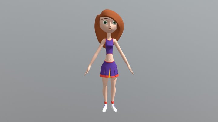 Kim Possible - Color 2 3D Model
