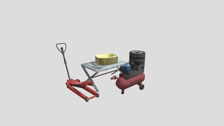 Tokyo - Texture 2 More detailed props 3D Model