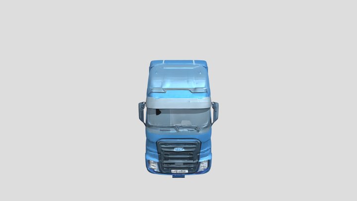 blue Ford F-MAX semi truck tractor 3D Model