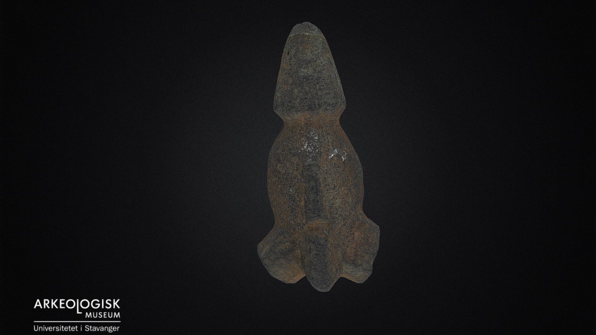 Phallus shaped animal figure.