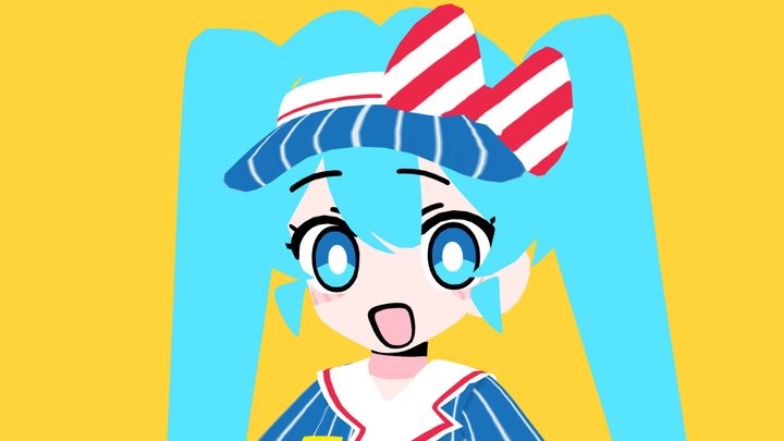 Mesmerizer Miku 3D Model