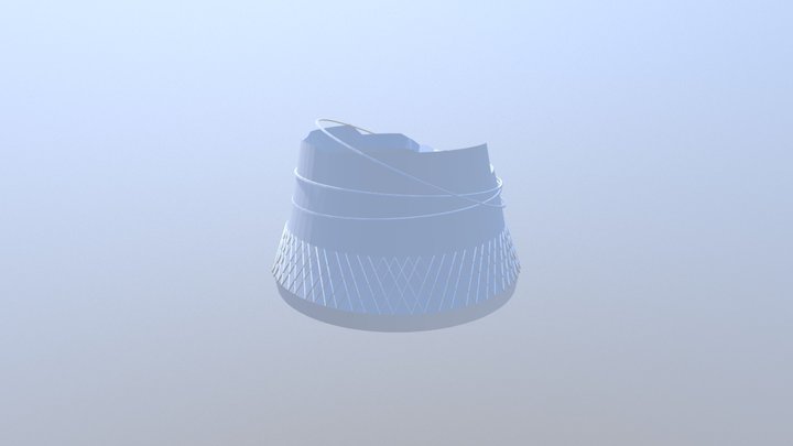 Cooling Tower #2 Ruin 3D Model