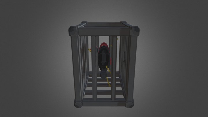 A Heart in a Cage 3D Model