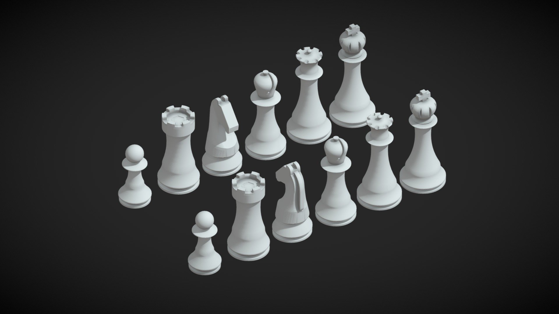 Chess Free 3D Models download - Free3D