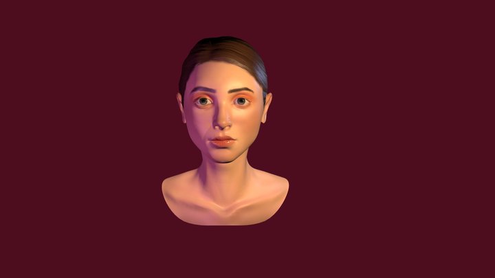 Bust of Natalia Dyer 3D Model