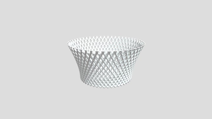 Basket for fruits 3D Model