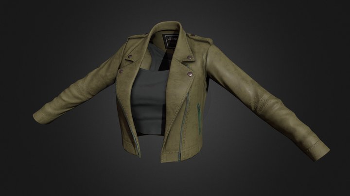 Moto Jacket 3D Model