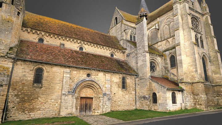 Eglise de Bury 3D Model