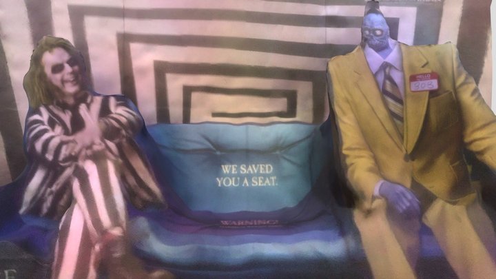 Beetlejuice Beetlejuice cardbord cutout promo 3D Model