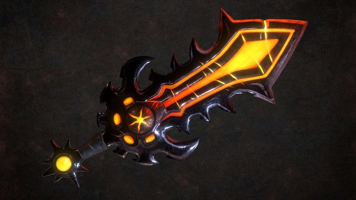 Altiverse Crimson Sword 3D Model