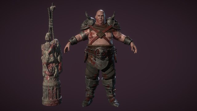 Gaton Raiza "The Pillar" 3D Model