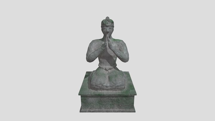 Stone Statue 3D Model