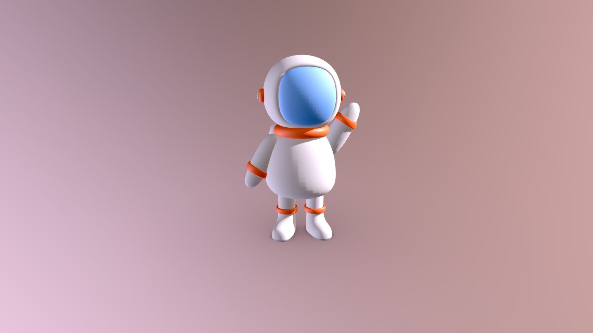 3D Cute Astronaut made in Blender - Download Free 3D model by ...