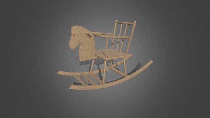 Vintage Rocker Horse 3D Model