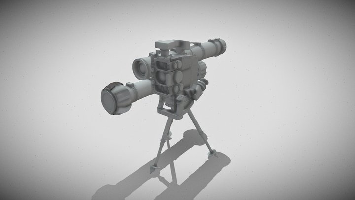 SPIKE LR2 ATGM 3D Model