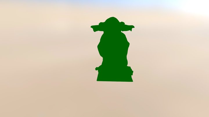 Yoda Statue (scan) 3D Model