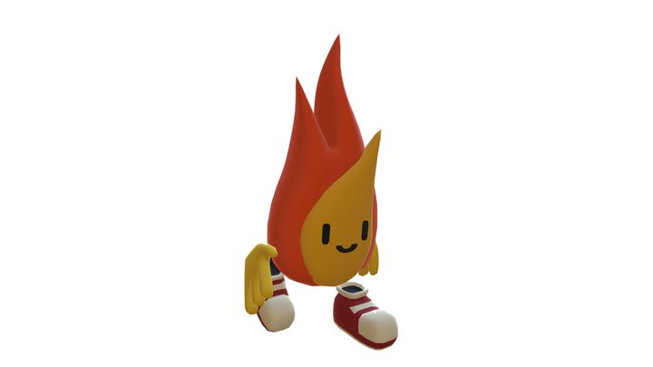 Flame Boy GGJ18 3D Model