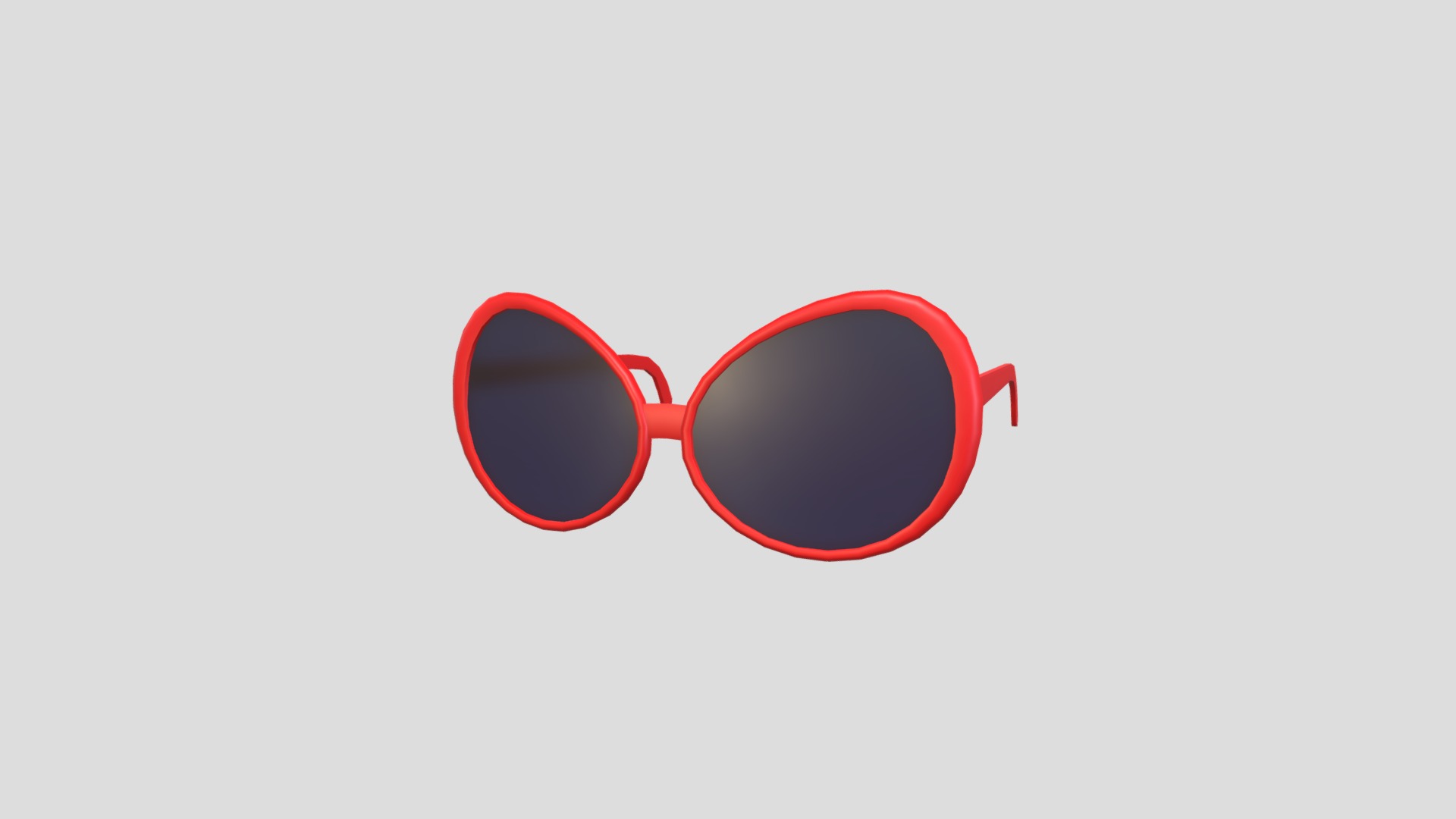 3D model Lady Sunglasses