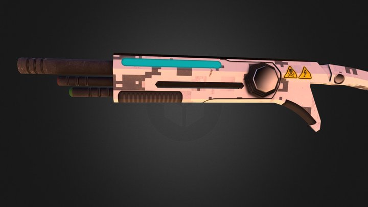 Shotgun 3D Model