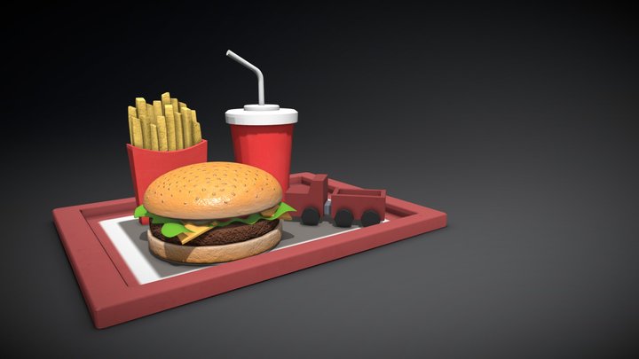 Happy Meal 3D Model