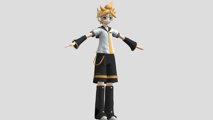 Kagamine Len - Download Free 3D model by 雨宮レン [796f500