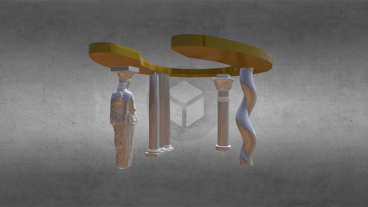 rim chair 3 3D Model