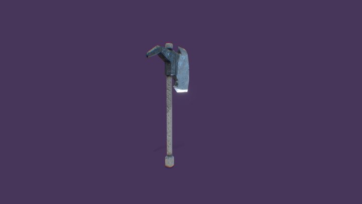 AxeRealisteMinotaurSkeletonD&D 3D Model