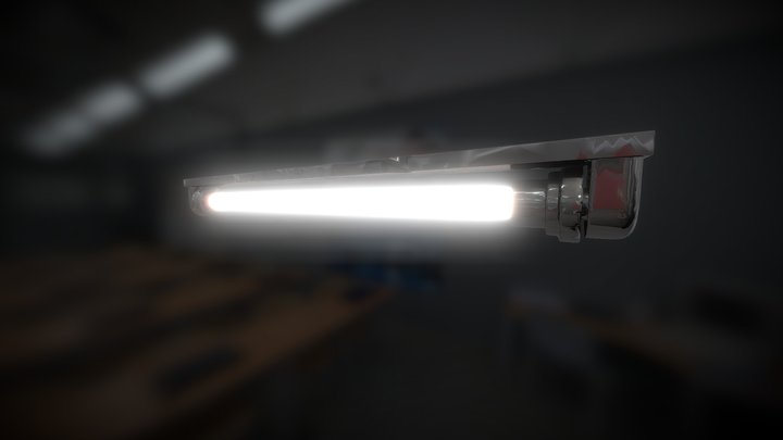 Flourescent Lighting 3D Model