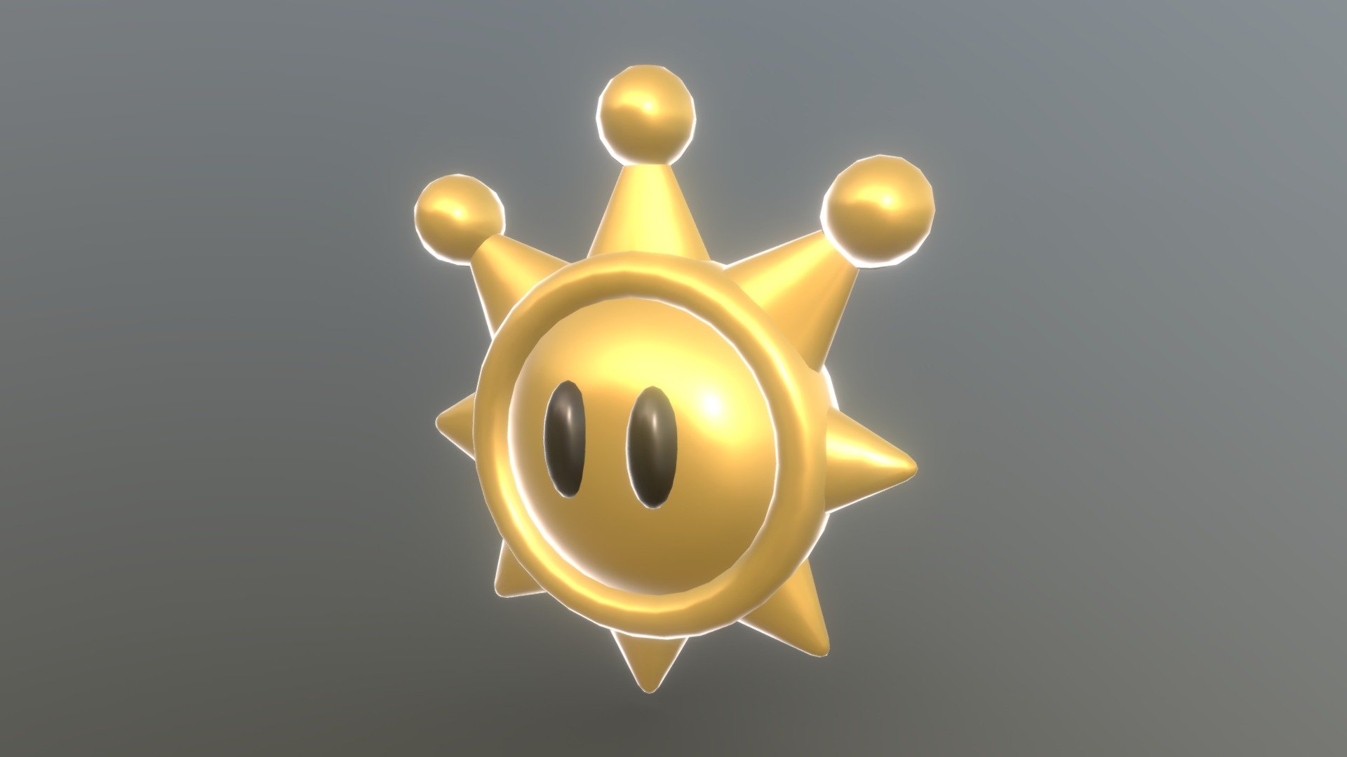 Shine Sprite - Super Mario Sunshine - 3D model by 3D 4 creative works ...