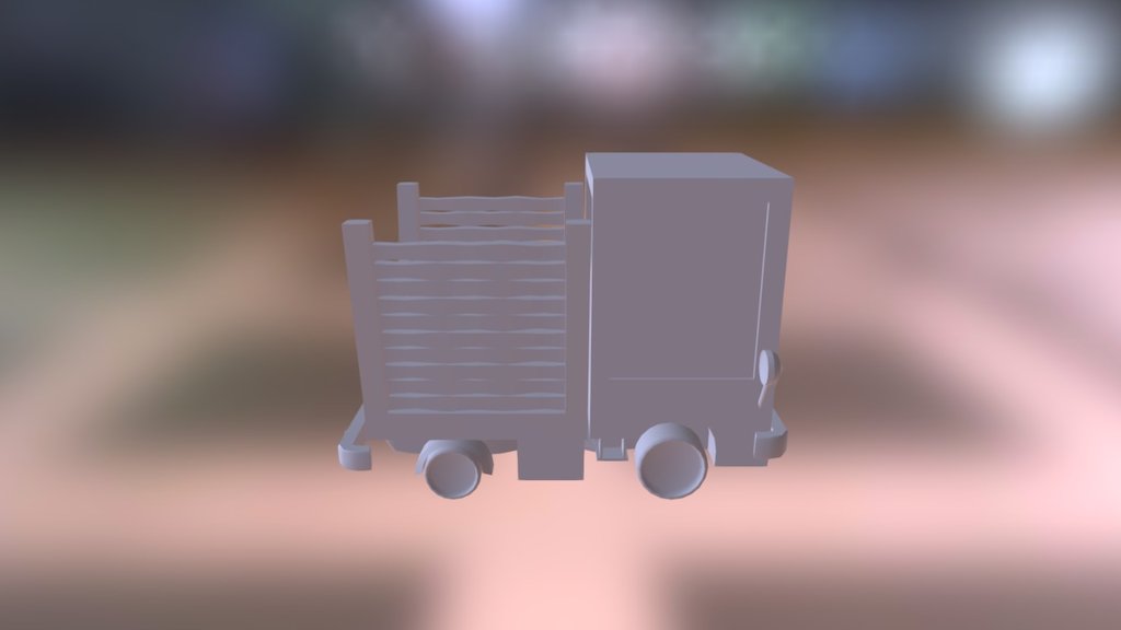 Low poly truck
