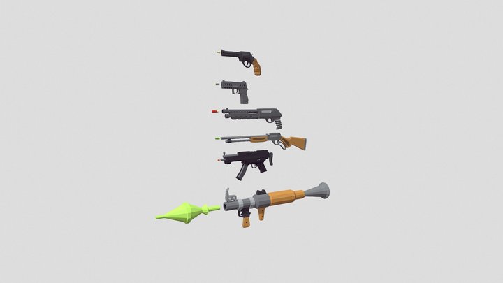 LP mini pack modern weapons(with bullets) Part 1