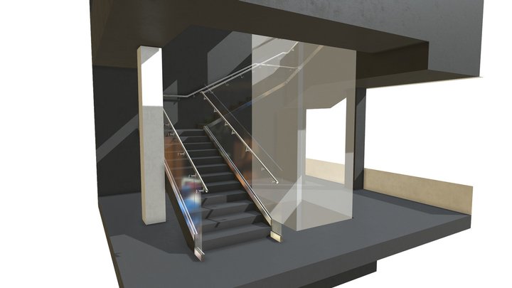 Stair 3D Model