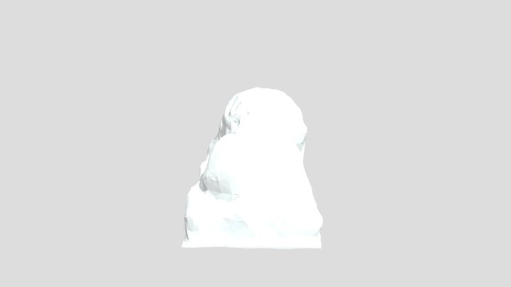 Stone Lion 3D Model