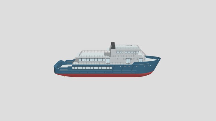 OCEAN RECOVERY VESSEL 3D Model