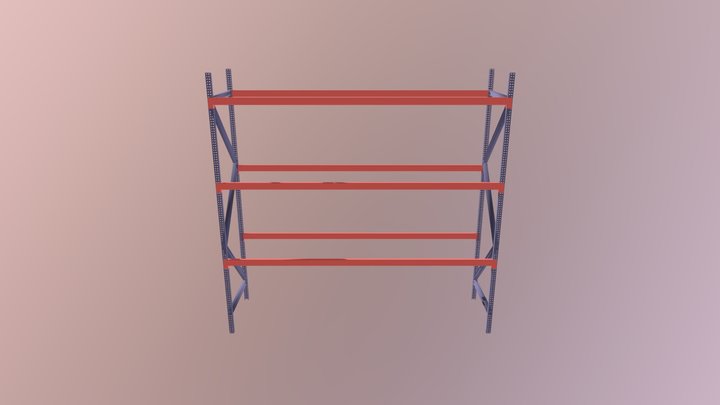 Warehouse Shelf/Rack 3D Model