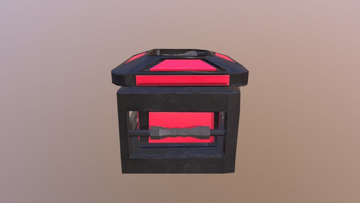 Sci-fi crate 3D Model