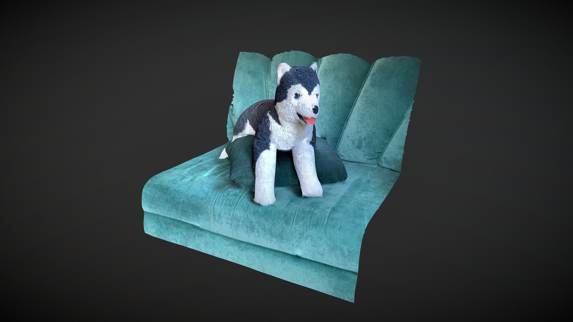 IKEA Livlig plush dog - iPhone lidar scan