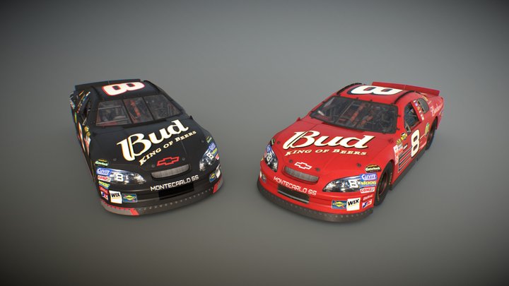 NASCAR CHEVROLET MONTE CARLO SS – Kostenloses 3D-Modell STL