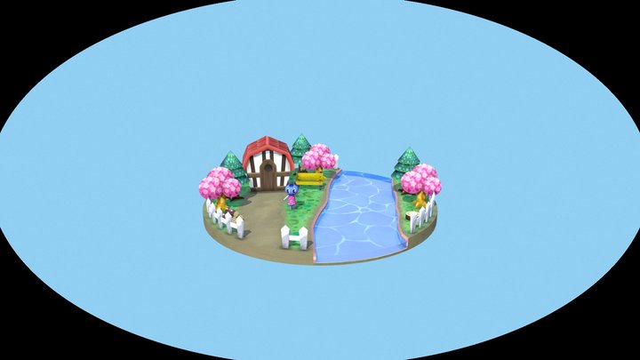 Animal crossing 3D Model