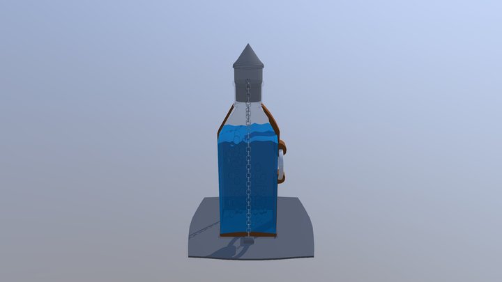 Mana Potion 3D Model