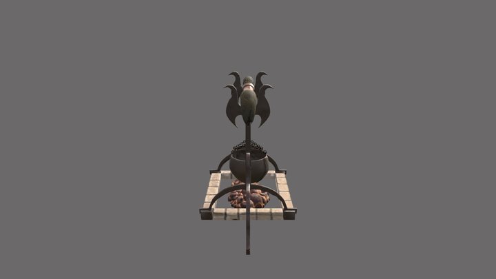 Vats under the fire 3D Model