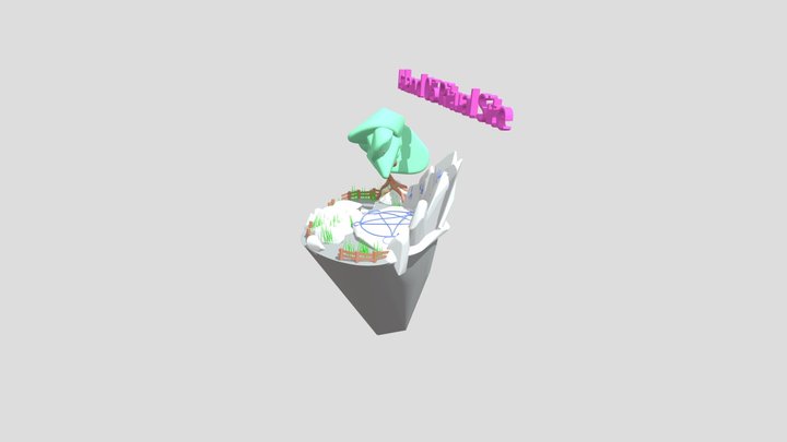 Floating Islands 05 3D Model