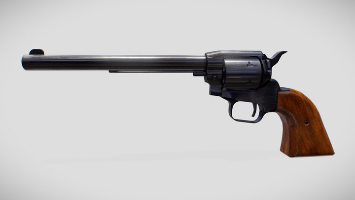 Heritage Revolver 3D Model