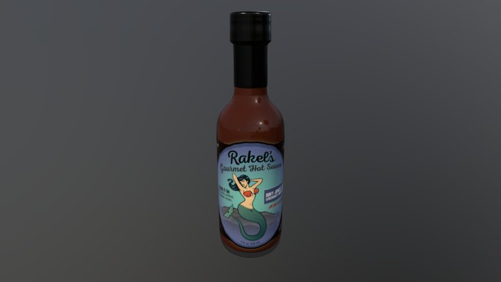 Rakel's Gourmet Hot Sauce Davy Jones' Locker 3D Model