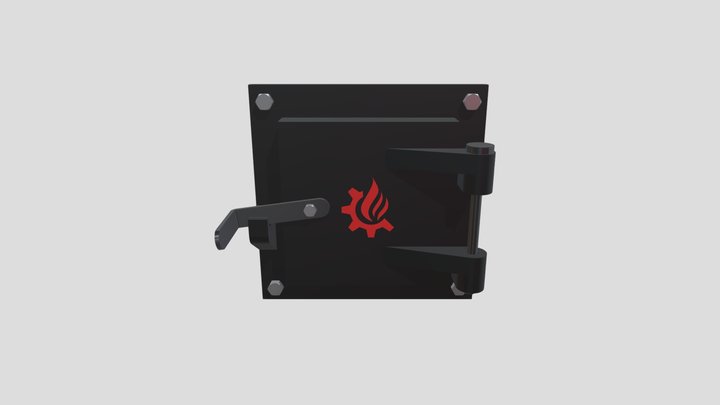 Ash Removal Door 3D Model