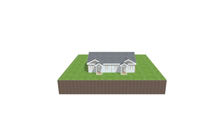 Duplex House 1.0 - Architectural 3D 3D Model